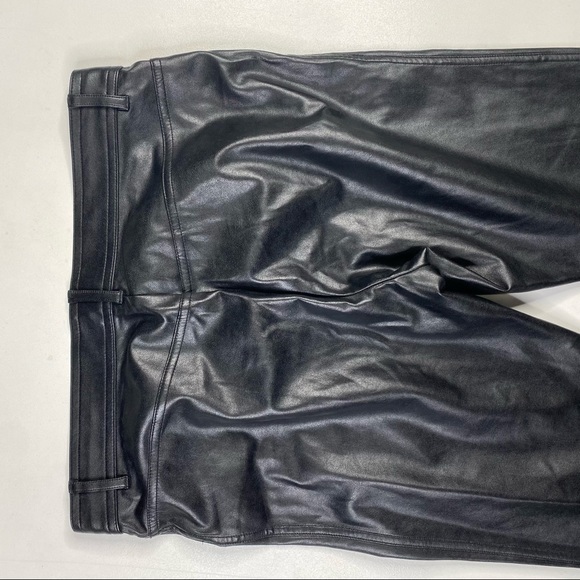 Aritzia Vegan Leather Pants Sz Two - Picture 3 of 5